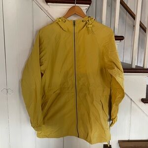 Eileen Fisher Yellow Hooded Jacket